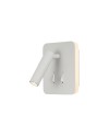 CAYMAN SQ* APLIQUE BLANCO LECTOR LED 3W+6W 3000K
